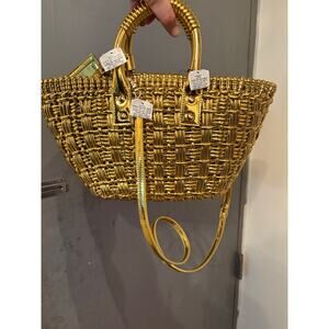 Balenciaga Bistro Large Bag Metallic Gold OS BNWT